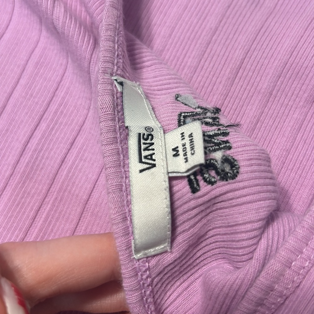 Vans Ribbed Pink Top - Picture 5 of 5